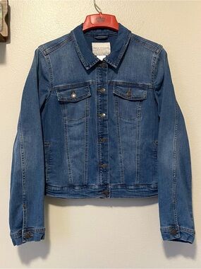 Social Standard by Sanctuary Jean Jacket - Stretch Denim & Medium Wash - Large